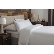 Belledorm Brushed Cotton Flat Sheets in White